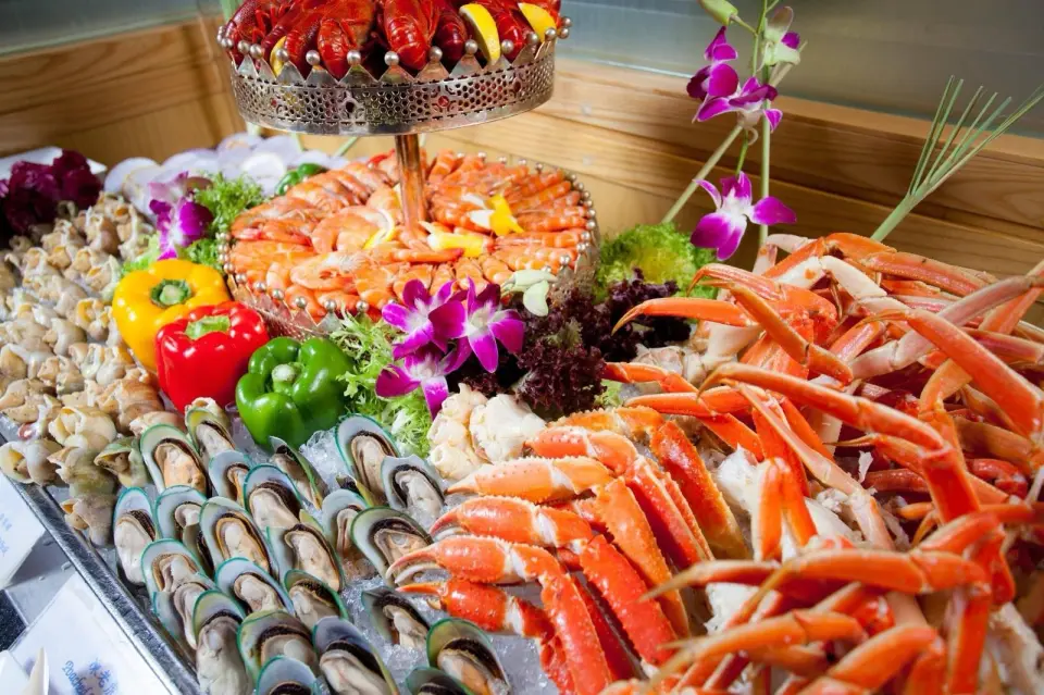 香港九龍維景酒店｜棕櫚閣西餐廳｜鮑魚、花膠、燕窩、美國肉眼牛排自助晚餐｜酒店自助餐優惠