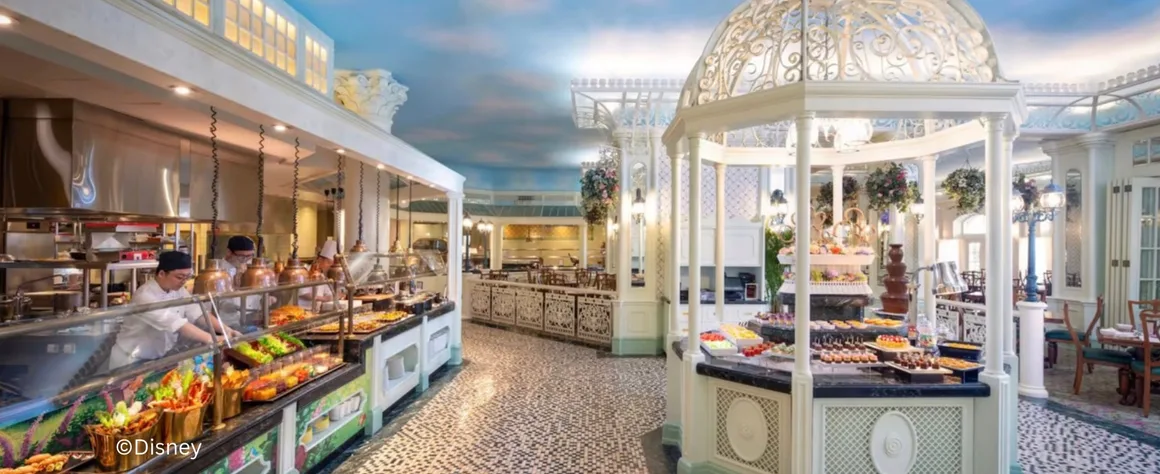 香港迪士尼樂園酒店自助晚餐 - 翠樂庭餐廳自助晚餐